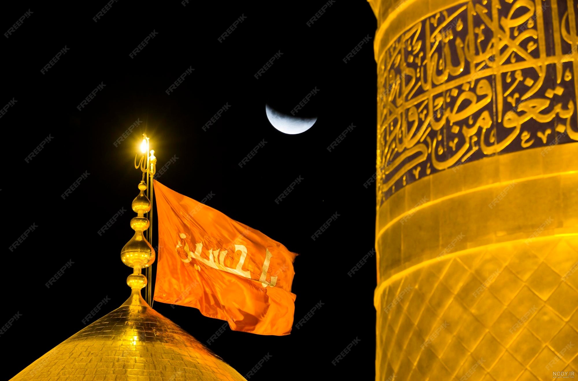 عکس پس زمینه امام حسین با کیفیت بالا و موضوعات محرم و حرم امام حسین در سال 1404
