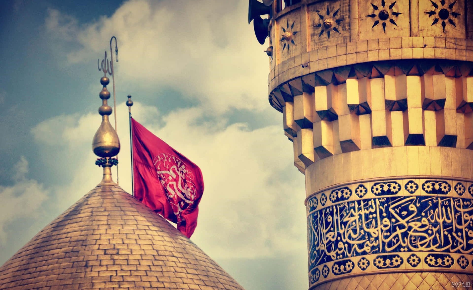 عکس پس زمینه امام حسین با کیفیت بالا و تصاویر حرم و گنبد در سال ۱۴۰۴