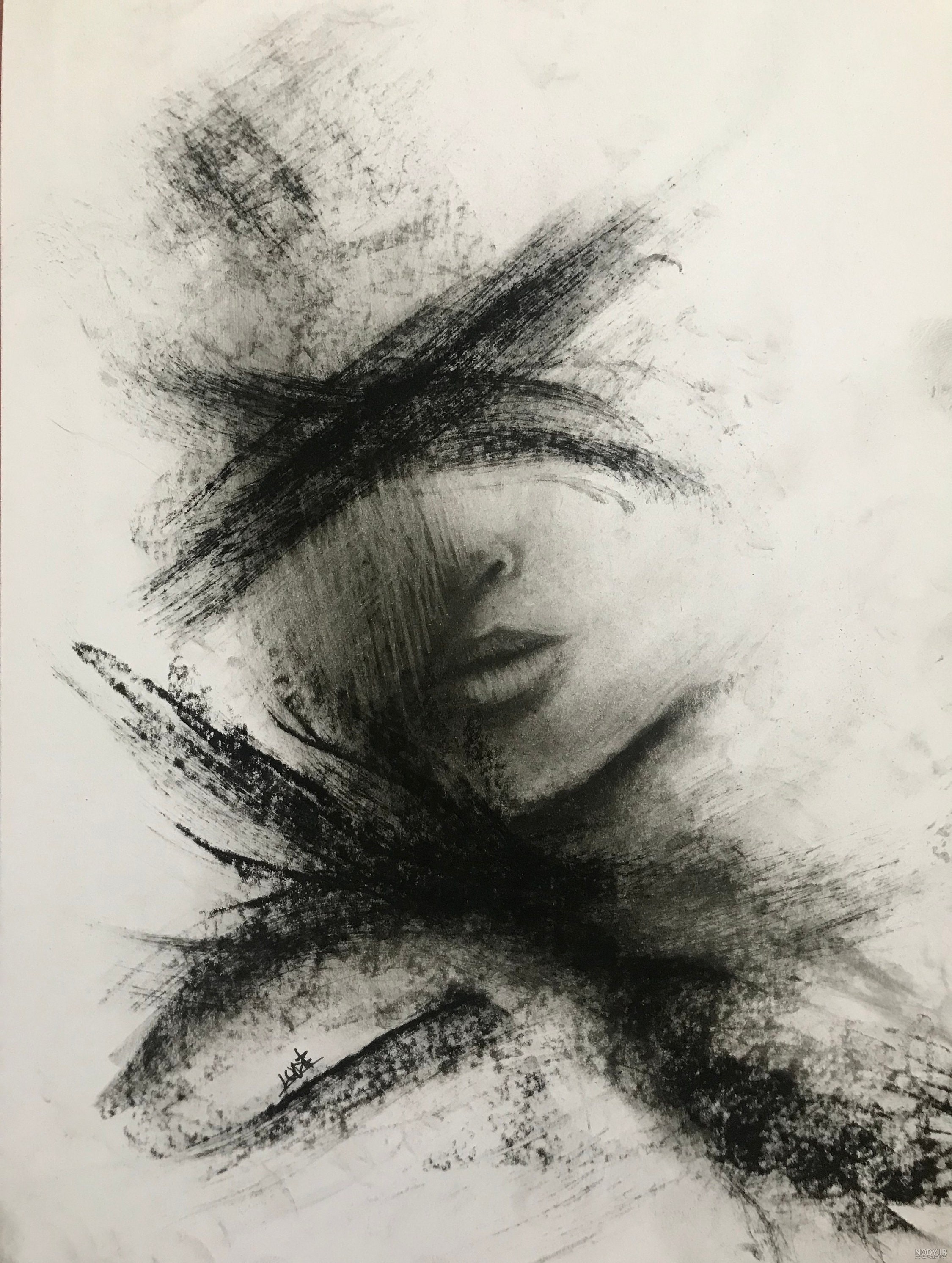 آموزش و ایده های نقاشی ذغالی چهره، طبیعت و فانتزی با مواد و تکنیک های آسان در سال ۲۰۲۵