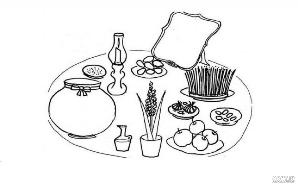 نقاشی عید نوروز آسان و زیبا برای کودکان و کلاس های مختلف در سال ۱۴۰۴