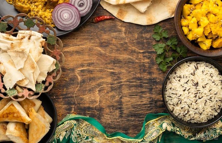 عکس پس زمینه غذا فانتزی و متنوع برای گوشی و کامپیوتر در سال 1404
