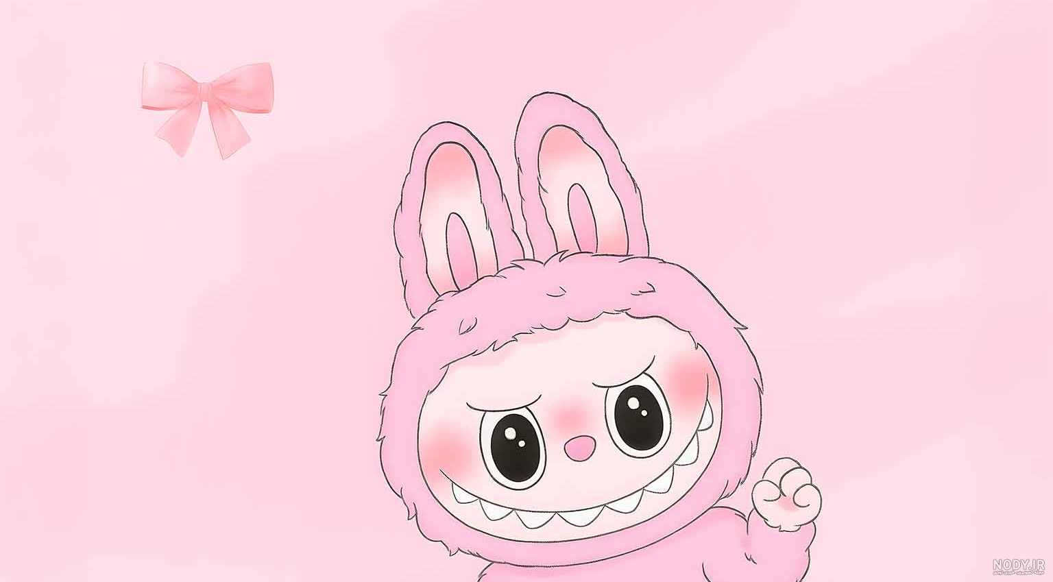 عکس پس زمینه صورتی و بک گراند روشن با لوگو و کارت های Blackpink Born Pink در سال 1404